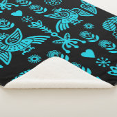 Phoenix Bird Folk Art Print Sherpadecke (3/4)
