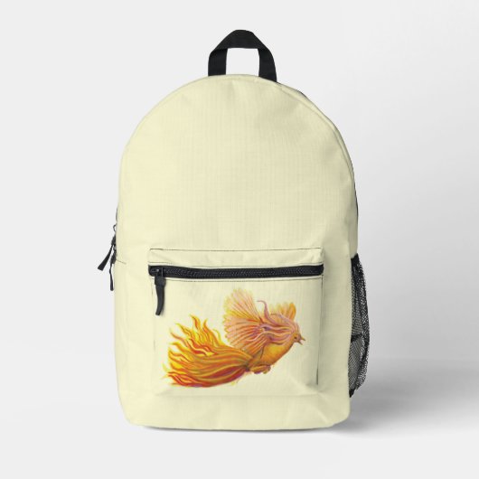 Phoenix Bird im Flug Bedruckter Rucksack (Vorderseite)