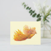Phoenix Bird im Flug Postkarte (Stehend Vorderseite)