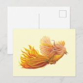 Phoenix Bird im Flug Postkarte (Vorne/Hinten)