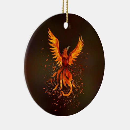 Phoenix Bird Keramik Ornament (Rechts)