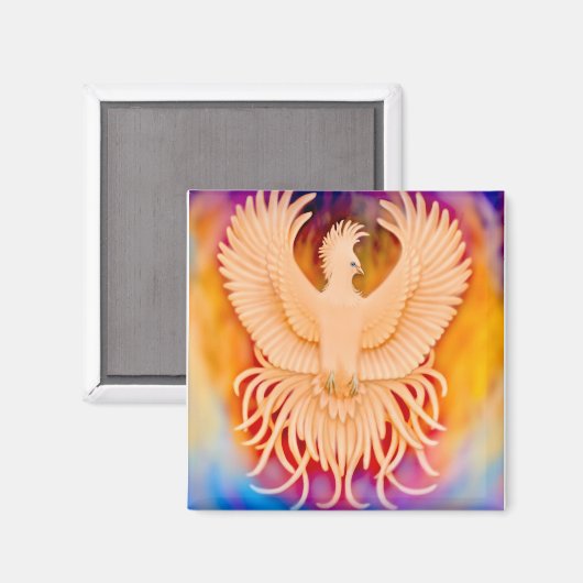 Phoenix Bird Magnet (Vorderseite/Rückseite)