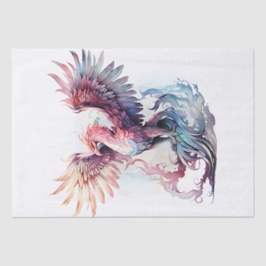 Phoenix Bird Mythology Seidenpapier (Vorderseite)