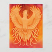 Phoenix Bird Postcard Postkarte (Vorderseite)