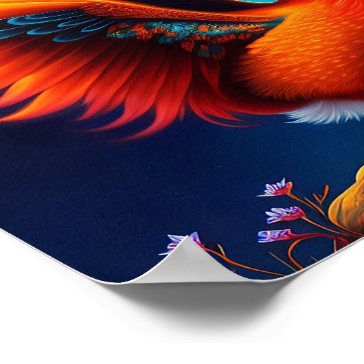 Phoenix Bird Poster (Ecke)