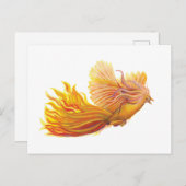 Phoenix Bird Postkarte (Vorne/Hinten)
