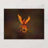 Phoenix Bird Postkarte (Vorderseite)