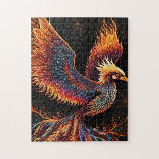 Phoenix Bird Puzzle (Vertikal)