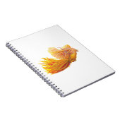 Phoenix Bird Rising Notizblock (Rechte Seite)