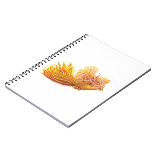 Phoenix Bird Rising Notizblock (Linke Seite)