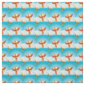Phoenix Bird steigt kleine Printwerbung Stoff (Muster)