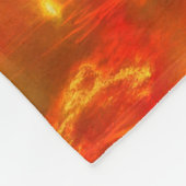 Phoenix Bird STEIGT ÜBER IHREN TROUBLES Fleecedecke (Ecke)