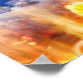 Phoenix Bird STEIGT ÜBER IHREN TROUBLES Poster (Ecke)