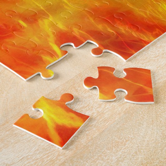 Phoenix Bird STEIGT ÜBER IHREN TROUBLES Puzzle (Seite)