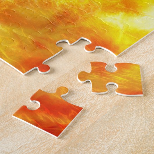 Phoenix Bird STEIGT ÜBER IHREN TROUBLES Puzzle (Seite)