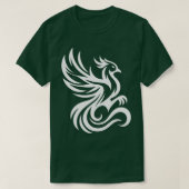 Phoenix Bird weiß T-Shirt (Design vorne)
