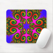 Phoenix-Blume-Fraktal Mousepad (Mit Mouse)