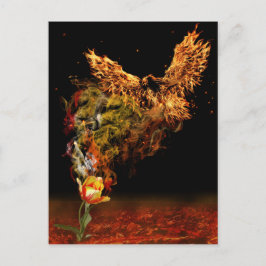 Phoenix-Blume Postkarte