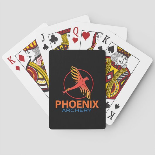 Phoenix Bogenschießkarten Spielkarten (Rückseite)