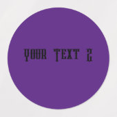 phoenix Bold font Etiketten (Design 2)