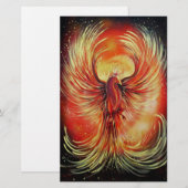 Phoenix Briefpapier (Vorne/Hinten)