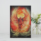 Phoenix Briefpapier (Stehend Vorderseite)