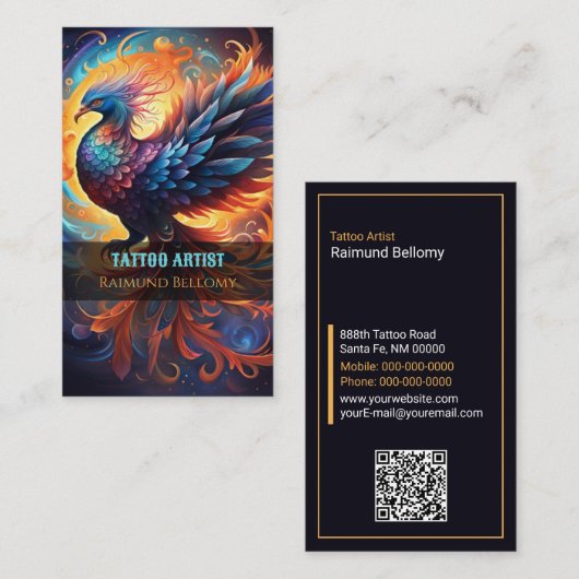Phoenix Business Card Visitenkarte (Vorne/Hinten)
