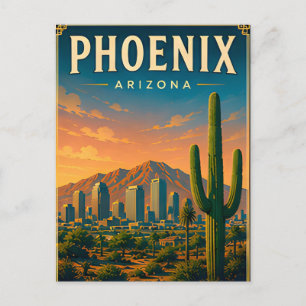 Phoenix Camelback Mountain Reiseandenken Postkarte