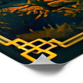 Phoenix Camelback Mountain Wüste Poster (Ecke)