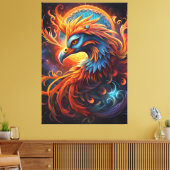 Phoenix Canvas Print Leinwanddruck (Insitu (Wohnzimmer))