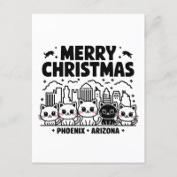 Phoenix City Arizona Frohe Weihnachtskatzen USA