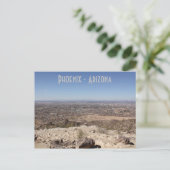 Phoenix Cityscape Postcard Postkarte (Stehend Vorderseite)