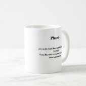 Phoenix coffee mug  kaffeetasse (VorderseiteRechts)