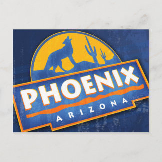 Phoenix Coyote Postcard Postkarte