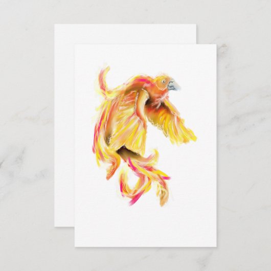 Phoenix Dankeskarte (Vorne/Hinten)