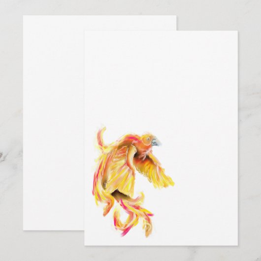 Phoenix Dankeskarte (Vorne/Hinten)