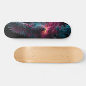 Phoenix, das in einer Explosion lebendiger Farben Skateboard (Horizontal)