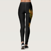 Phoenix, das von den Flammen steigt Leggings (Rückseite)