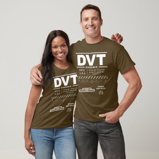 Phoenix Deer Valley Airport DVT T - Shirt (Unisex)