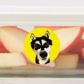 Phoenix, der Husky-Aufkleber Etiketten (Befestigt)