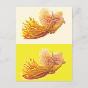 Phoenix - Der Vogel, der wiedergeboren wird Postkarte