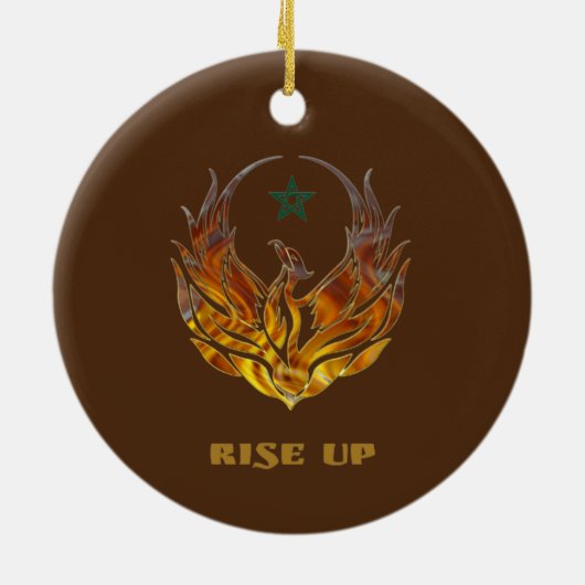 Phoenix Design Keramik Ornament (Hinten)