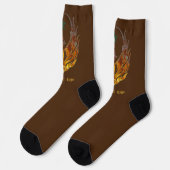 Phoenix Design Socken (Linkes Detail)