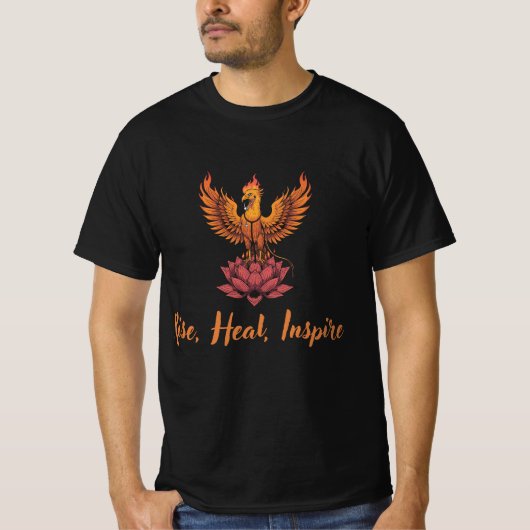 Phoenix Doctor Healing Lotus - Anstieg, Heilung, I T-Shirt (Vorderseite)