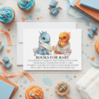 Phoenix-Drachen-Zwillinge Baby Shower Buch für Bab