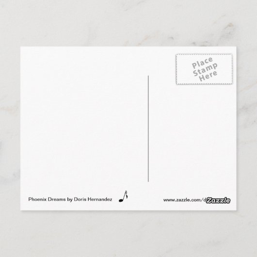 Phoenix Dreams Postcard Postkarte (Rückseite)