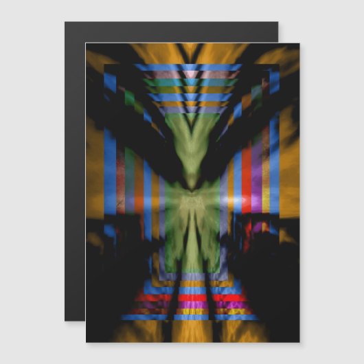 Phoenix Elegant Stationary by MonQui' Designs Magnetkarte (Vorne/Hinten)