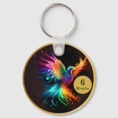 Phoenix Erholung Milestone-Geschenk Schlüsselanhänger (Vorderseite)