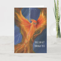 Phoenix-Ermutigungskarte