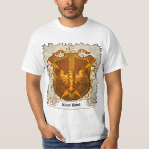 Phoenix-Familienwappen-Nachname T-Shirt